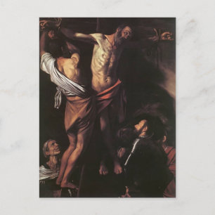 Caravaggio- Crucifixion of Saint Andrew Postcard