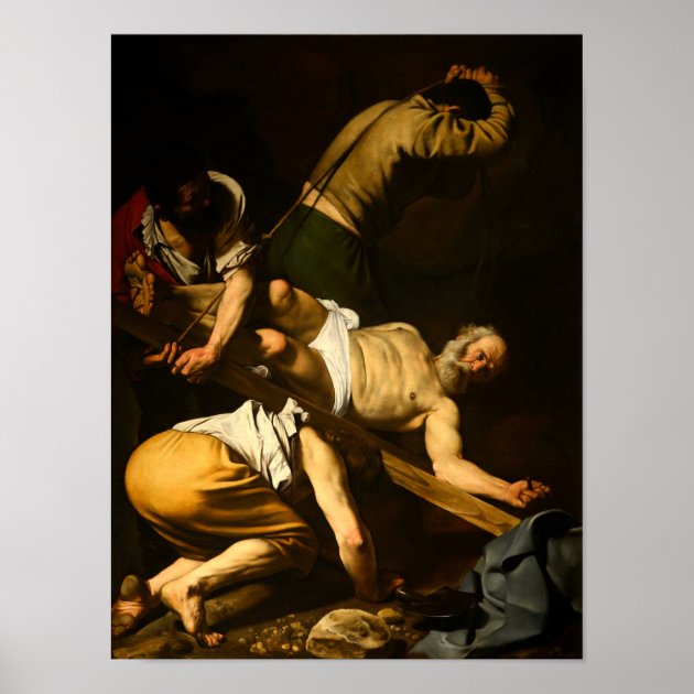 Caravaggio Crucifixion Of Saint Peter 1601 Poster Zazzle Co Uk   Caravaggio Crucifixion Of Saint Peter 1601 Poster Rb14a7515987a40499e9a4eb997e18f15 20pcr 8byvr 630 