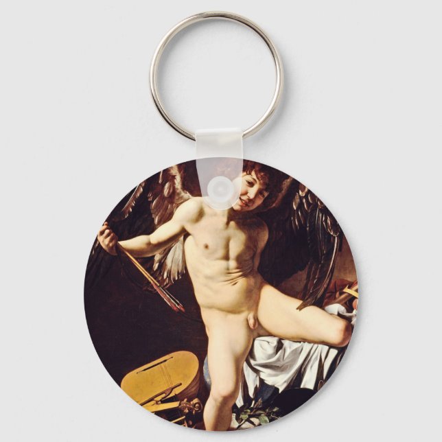 Caravaggio - Cupid As Victor Key Ring (Front)