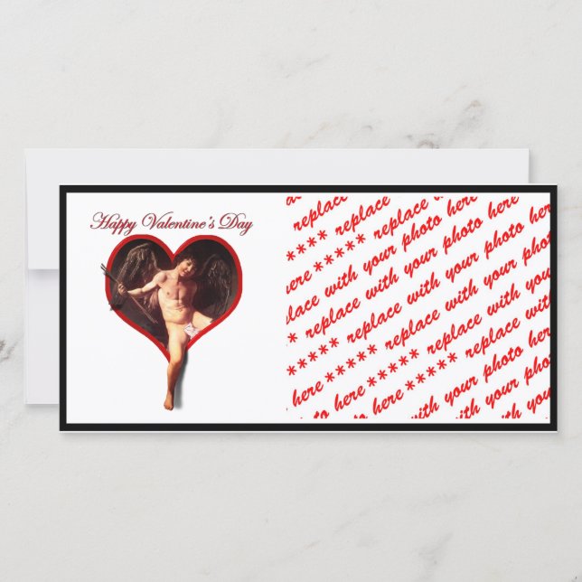 Caravaggio Cupid Valentine's Day Holiday Card (Front)
