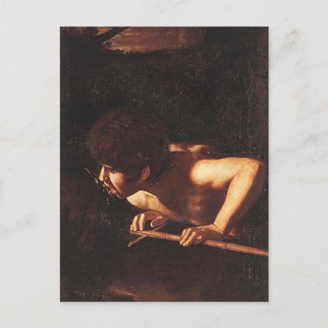 Caravaggio- John the Baptist Postcard (Front)