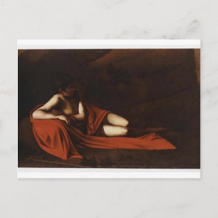 Caravaggio- John the Baptist (Reclining Baptist) Postcard