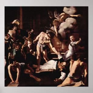 Caravaggio-Martyrdom of St. Matthew Poster