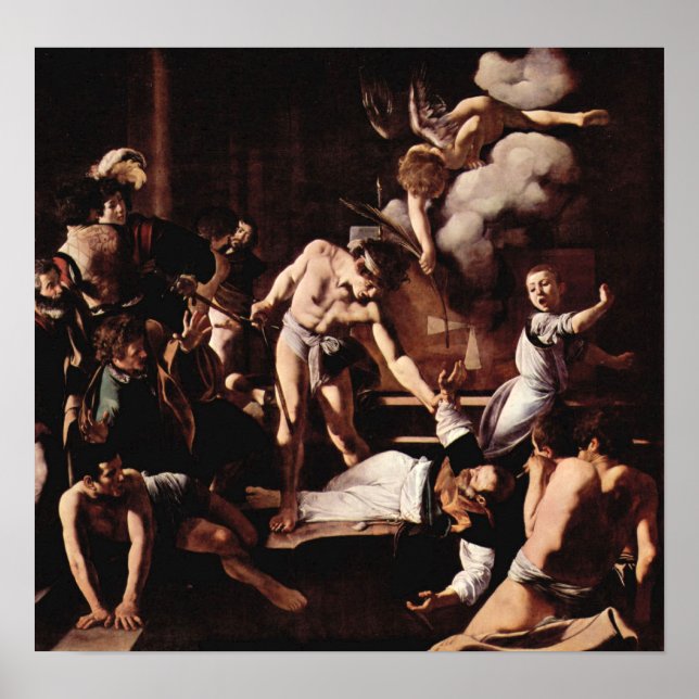 Caravaggio-Martyrdom of St. Matthew Poster (Front)