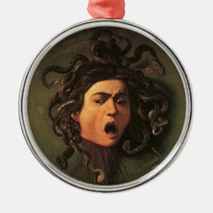 Caravaggio - Medusa - Classic Italian Artwork Metal Tree Decoration