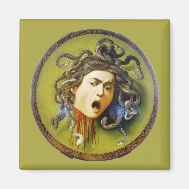 Caravaggio Medusa Fine Art Magnet (Front)