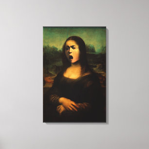 Caravaggio Medusa Mona Lisa  Canvas Print