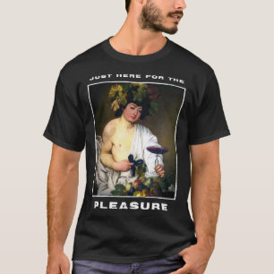 Caravaggio Painting Bacchus for a Hedonist T-Shirt