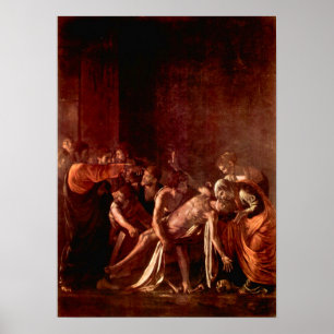 Caravaggio-Resurrection of Lazarus Poster