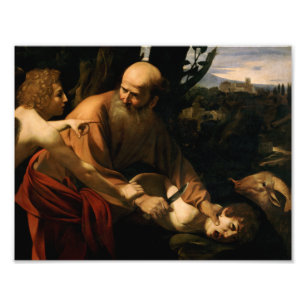 Caravaggio - Sacrifice of Isaac Photo Print