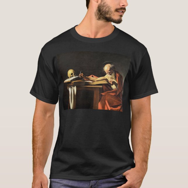 Caravaggio - San Gerolamo - Renaissance Painting T-Shirt (Front)