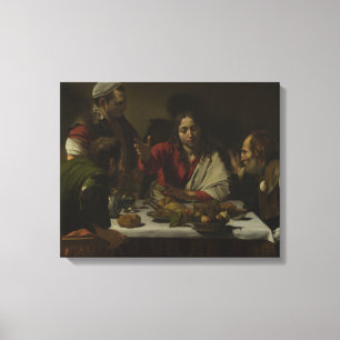 Caravaggio - Supper at Emmaus Canvas Print