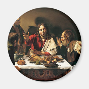Caravaggio - Supper at Emmaus - Classic Painting Magnet