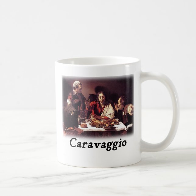 Caravaggio - Supper at Emmaus Coffee Mug (Right)