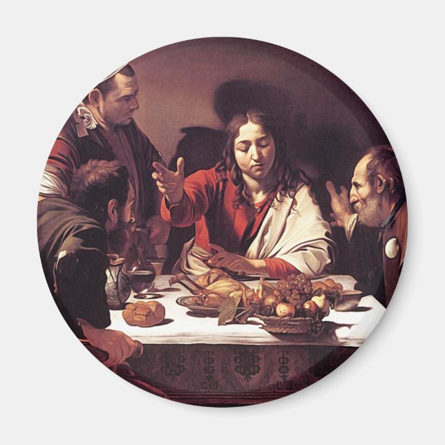Caravaggio - Supper at Emmaus Magnet (Front)