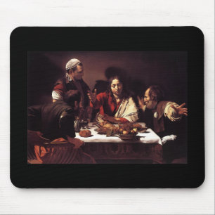 Caravaggio Supper At Emmaus Mouse Mat