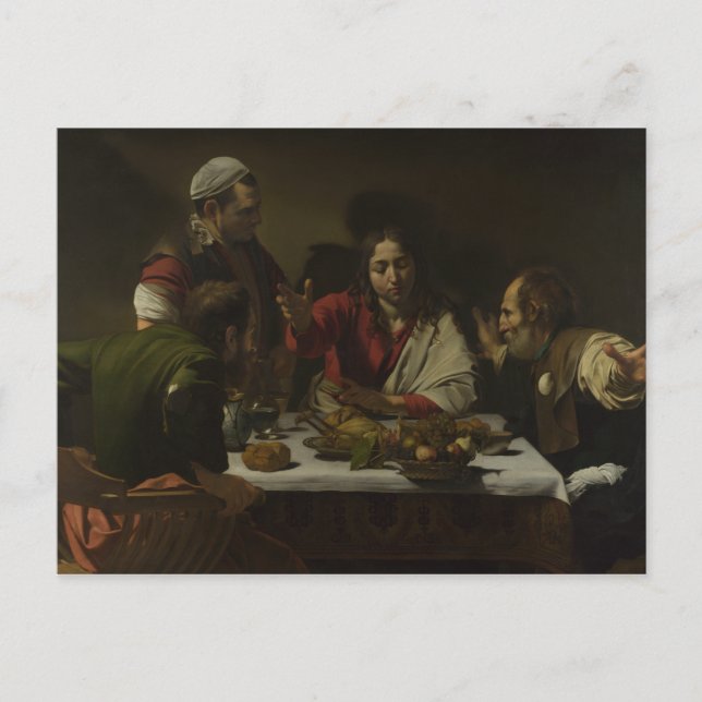 Caravaggio - Supper at Emmaus Postcard (Front)