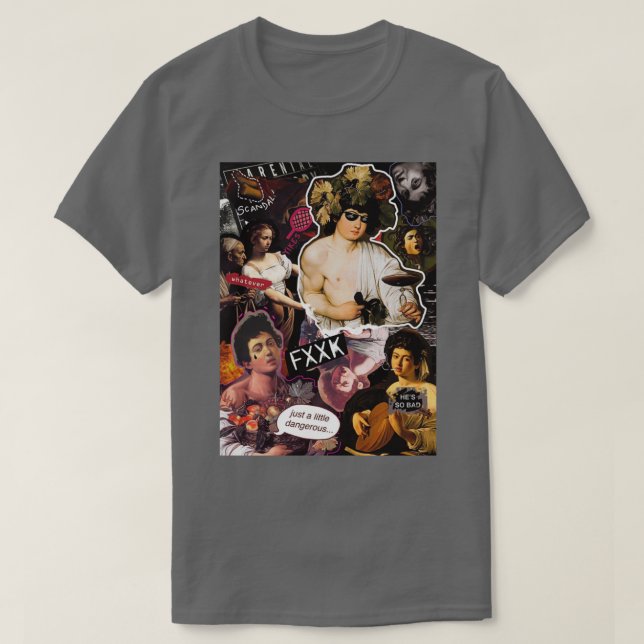 Caravaggio the Bad Boy T-Shirt (Design Front)