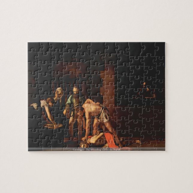 Caravaggio - The beheading of John the Baptist Jigsaw Puzzle (Horizontal)