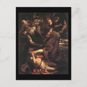 Caravaggio The Conversion Of St Paul Postcard