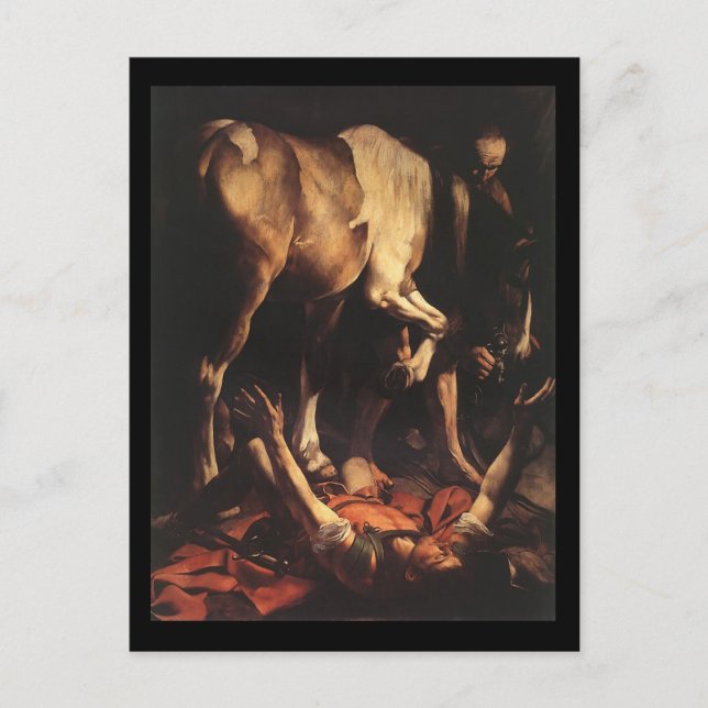 Caravaggio The Conversion To Damascus Postcard (Front)
