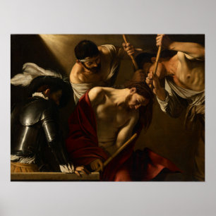 Caravaggio - The Crowning With Thorns Poster