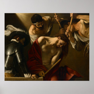 Caravaggio - The Crowning with Thorns Poster