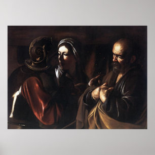 Caravaggio The Denial Of St Peter Poster