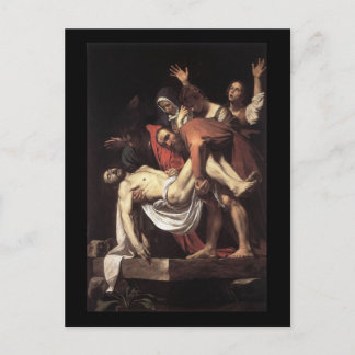 Caravaggio The Entombment Postcard