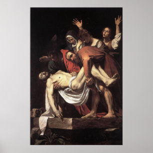 Caravaggio The Entombment Poster