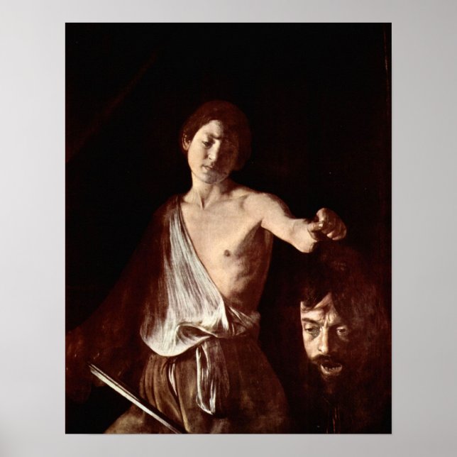 Caravaggio-The head of Medusa, Tondo Poster (Front)