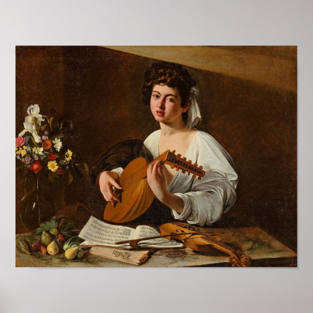 Caravaggio - The Lute Player Poster (Front)