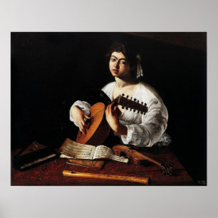 Caravaggio - The Lute Player Poster