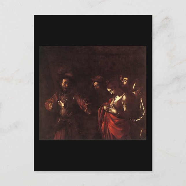 Caravaggio The Martyrdom Of St Ursula Postcard (Front)