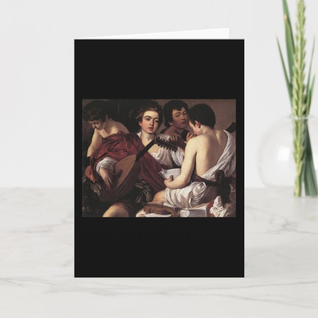 Caravaggio The Musicians Card (Front)