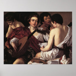 Caravaggio The Musicians Poster