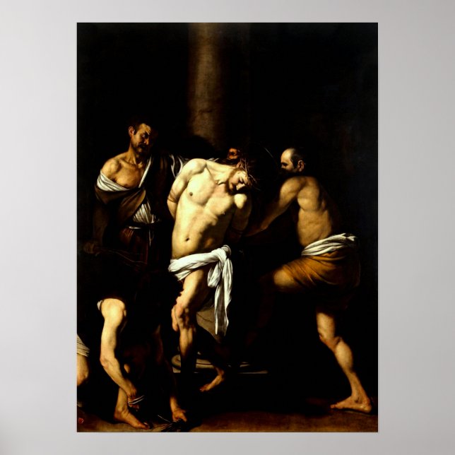 Caravaggio's Flagellation of Christ Poster (Front)