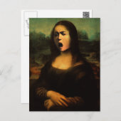 Caravaggio's Mona Lisa Postcard (Front/Back)
