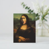 Caravaggio's Mona Lisa Postcard (Standing Front)