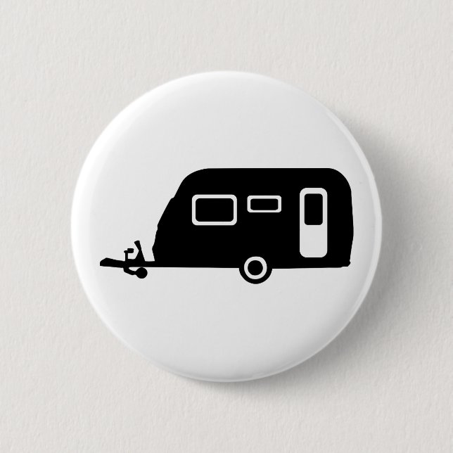 Caravan 6 Cm Round Badge (Front)