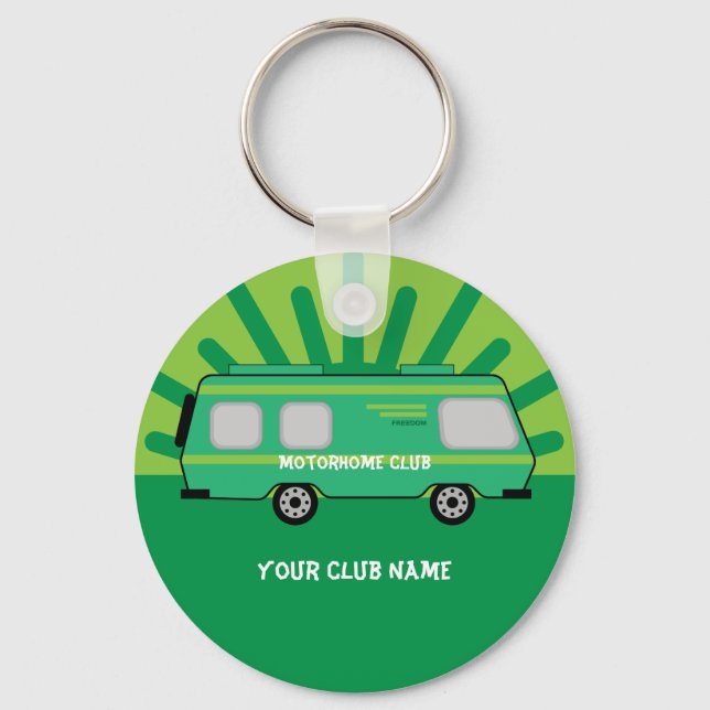 Caravan And Motorhome Clubs Key Ring (Front)