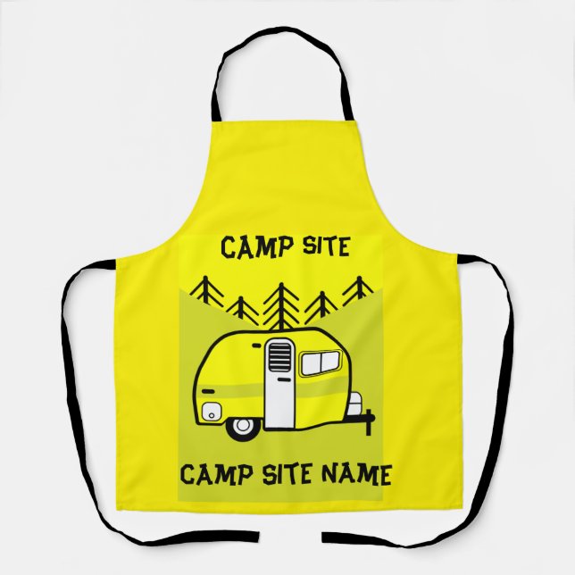 Caravan Art gifts  Love My Caravan Apron (Front)