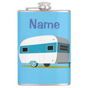 Caravan Camper RV Thunder_Cove Hip Flask
