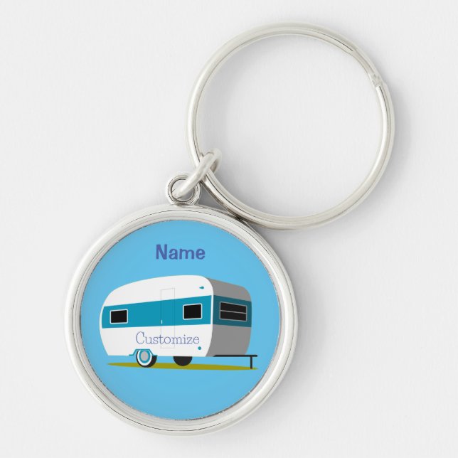 Caravan Camper RV Thunder_Cove  Key Ring (Front)