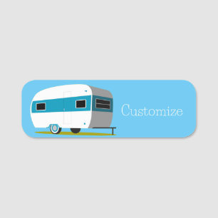 Caravan Camper RV Thunder_Cove Name Tag