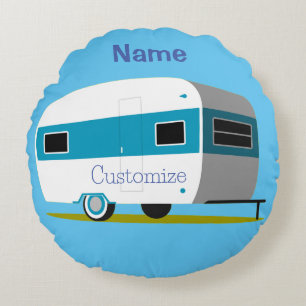 Caravan Camper RV Thunder_Cove Round Cushion