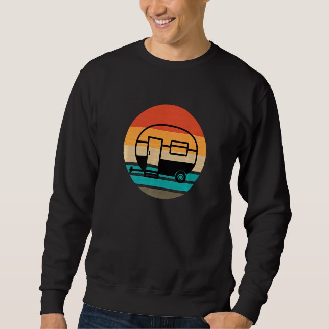 Caravan Camping  Camping Sweatshirt (Front)