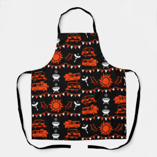 Caravan Camping Decor Apron