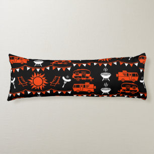Caravan Camping Decor Body Cushion