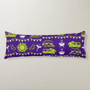 Caravan Camping Decor Body Cushion